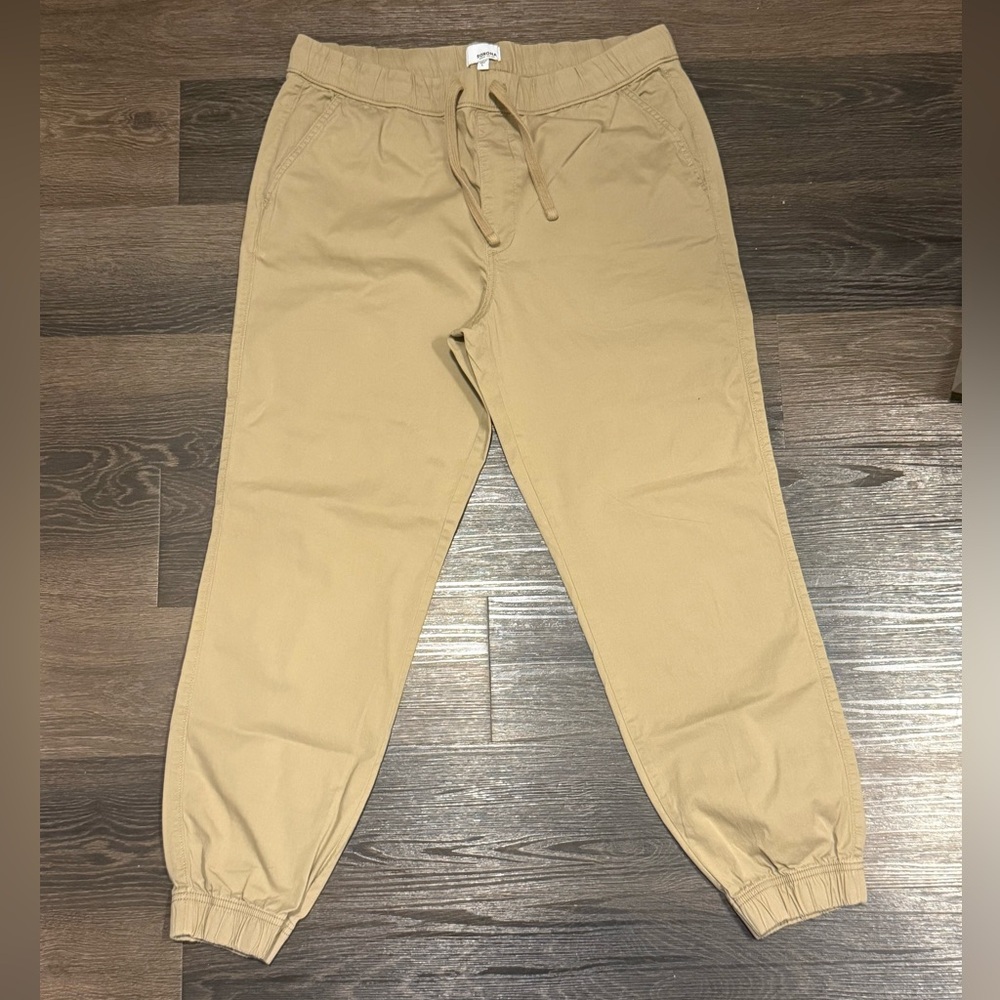 Sonoma Goods For Life Men’s Jogger Pants Khaki Size L Stretch Cotton